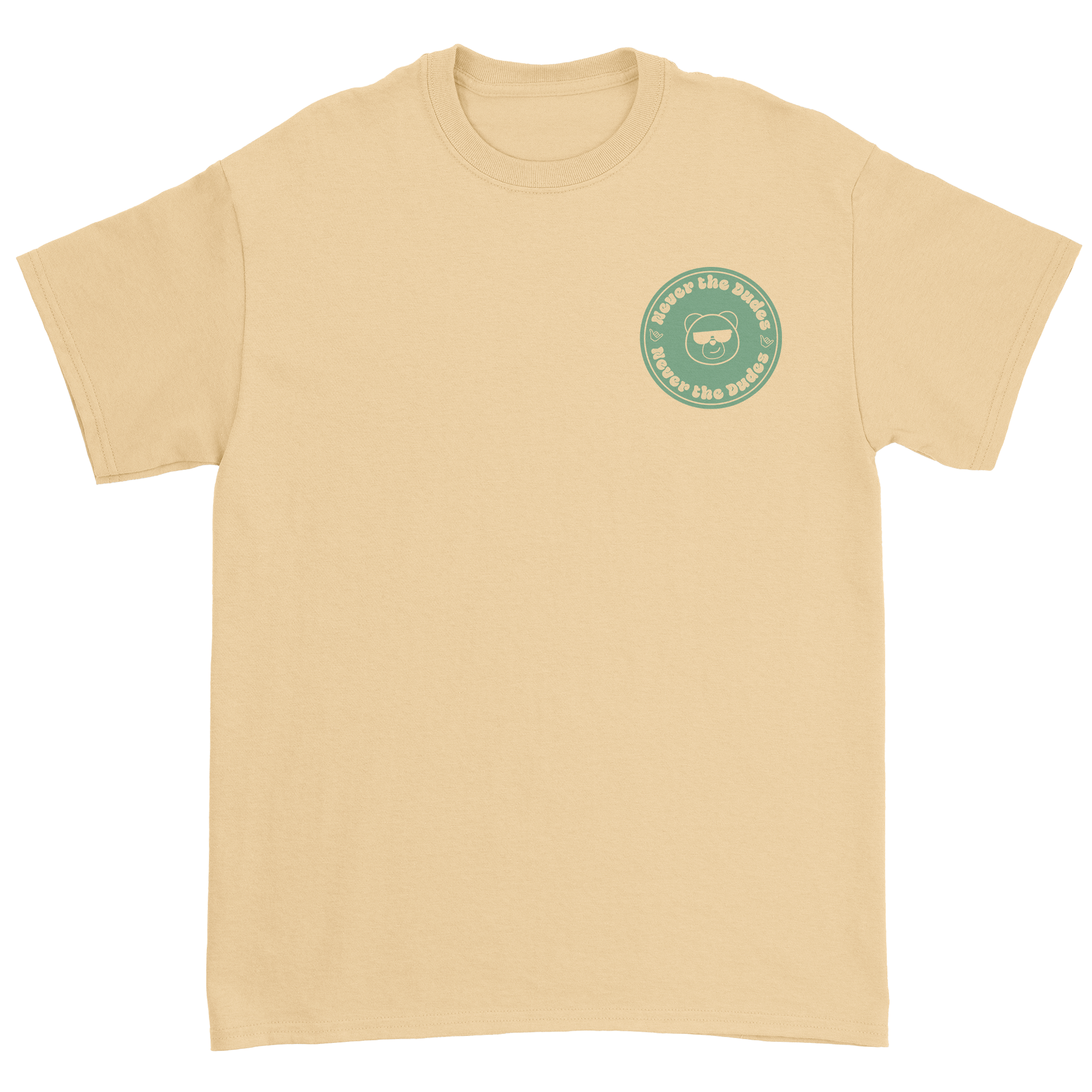 Never The Dudes T-Shirt - Yellow Haze