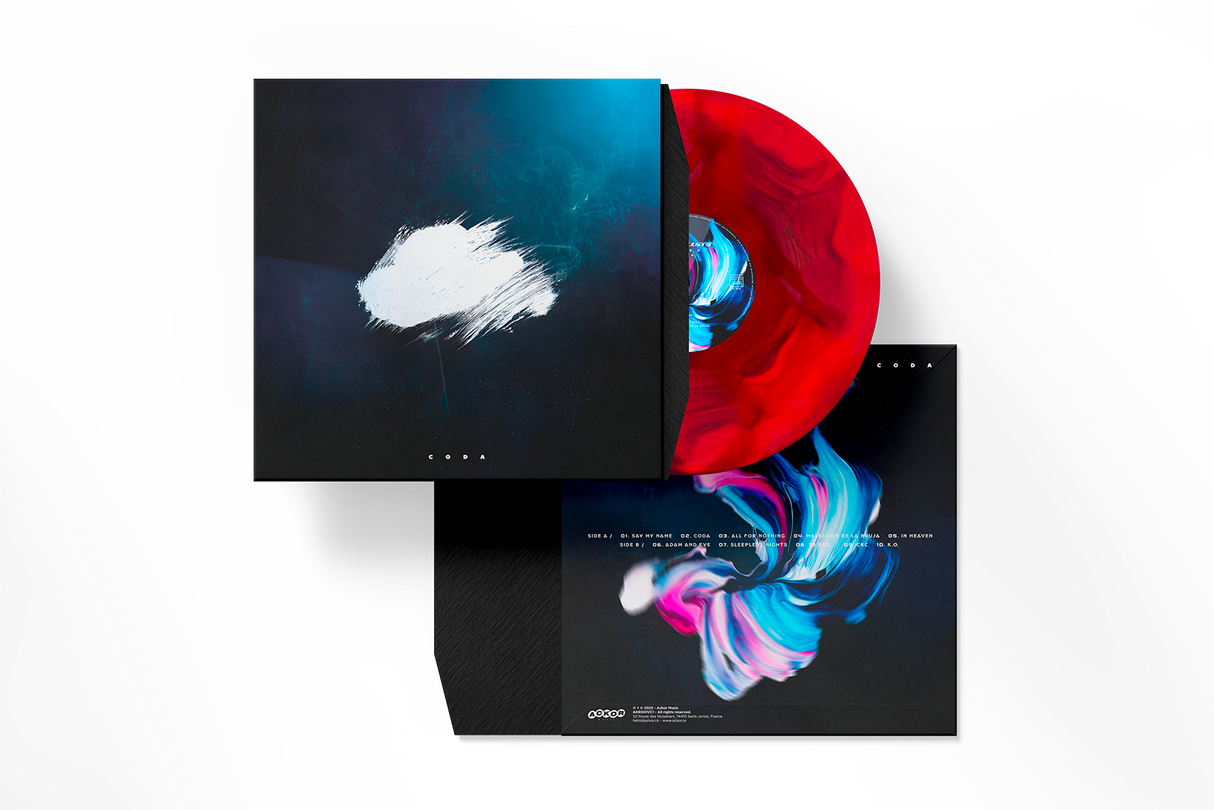 Novelists - CODA - Red with Black Ripple Vinyl