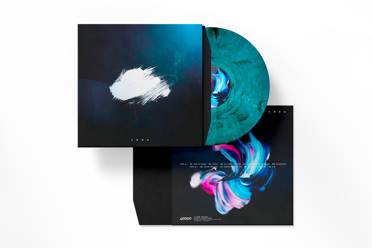 Novelists - CODA - Sea Blue Smoke & Black Vinyl