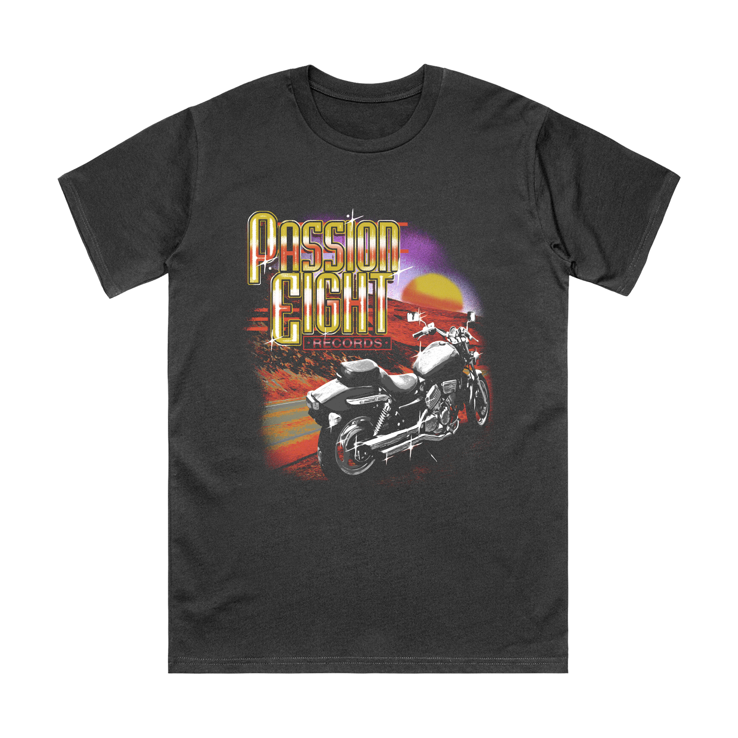 Passion Eight Records - Shallow Truths - Motorcycle Tee