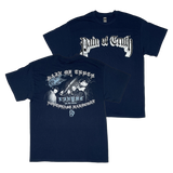 Pain of Truth - Navy Blue Logo T-Shirt