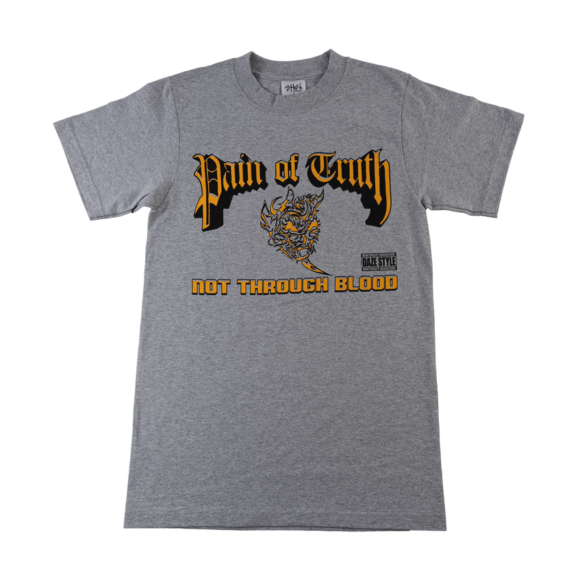 Pain Of Truth - Not Through Blood Grey T-Shirt