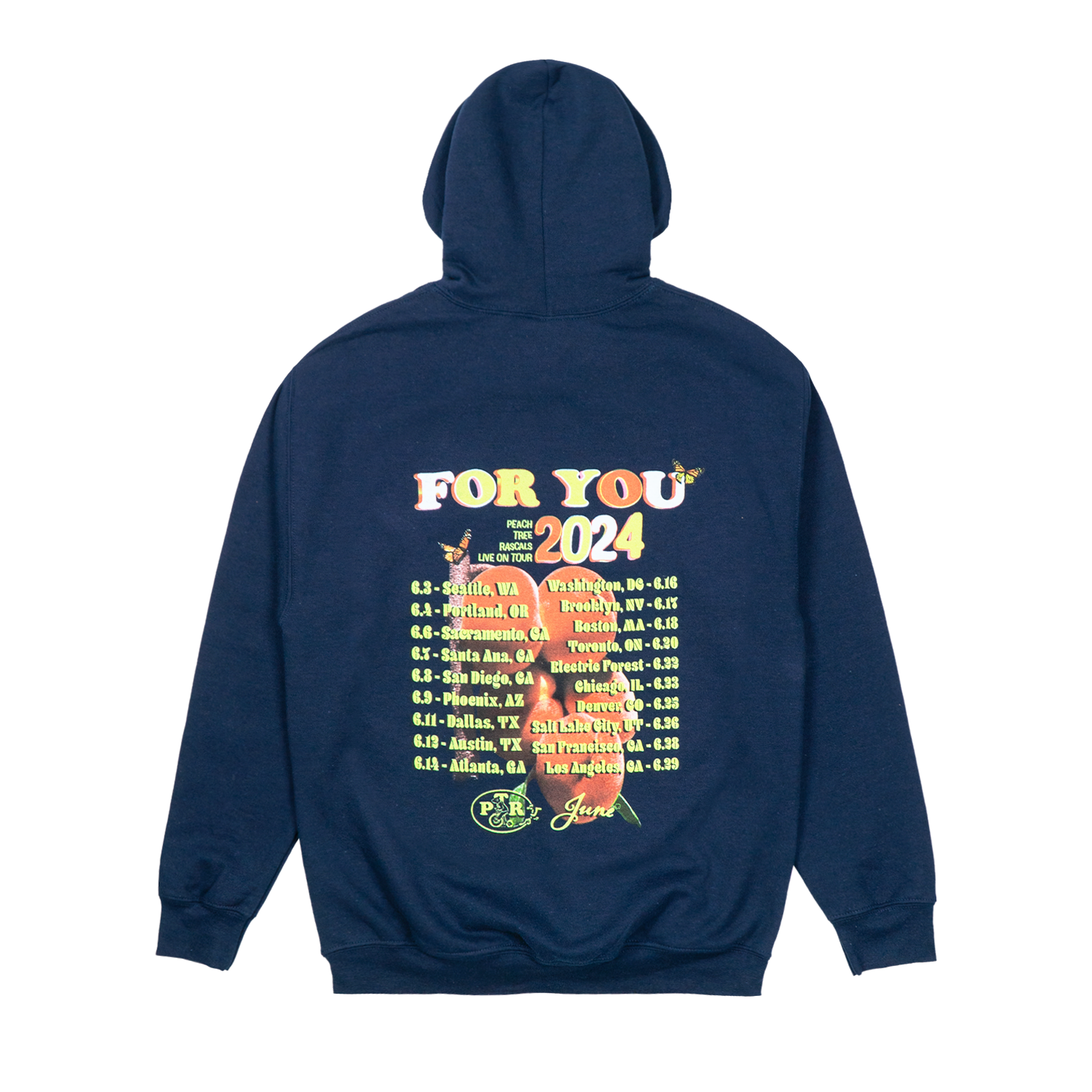 Peach Tree Rascals - For You Tour Hoodie