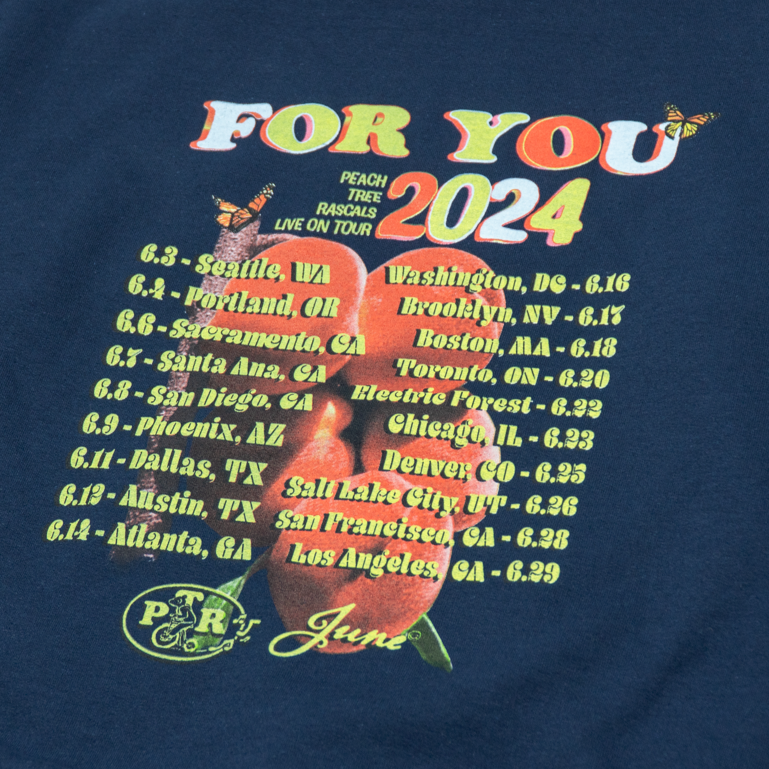 Peach Tree Rascals - For You Tour Hoodie