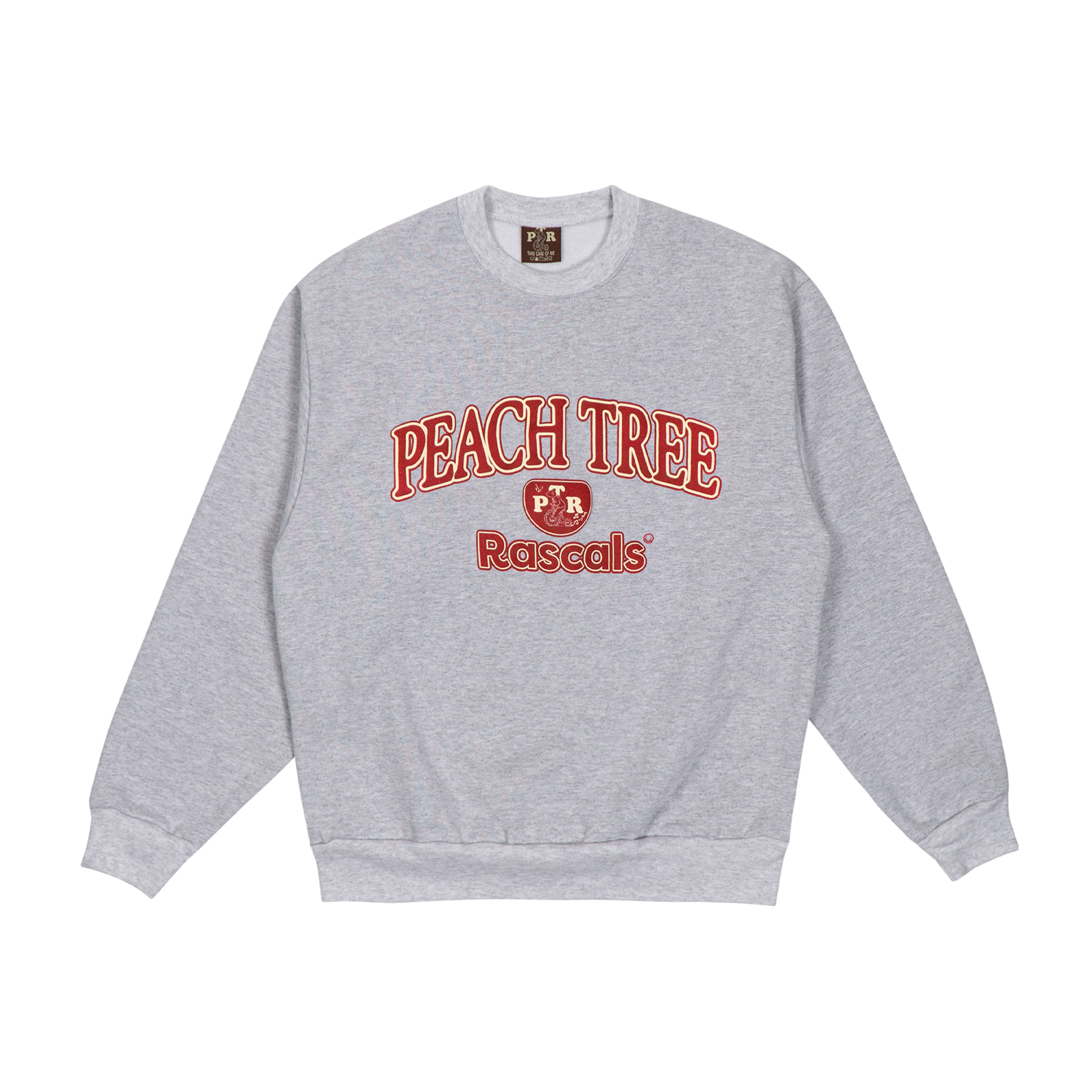 Peach Tree Rascals - PTR Crewneck - Maroon Puff Print
