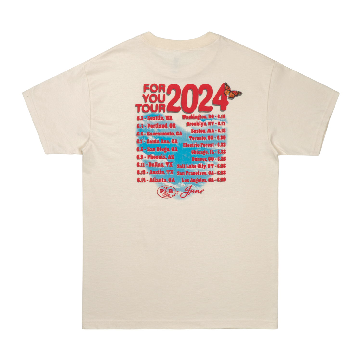 Peach Tree Rascals - Red Logo Tour Tee