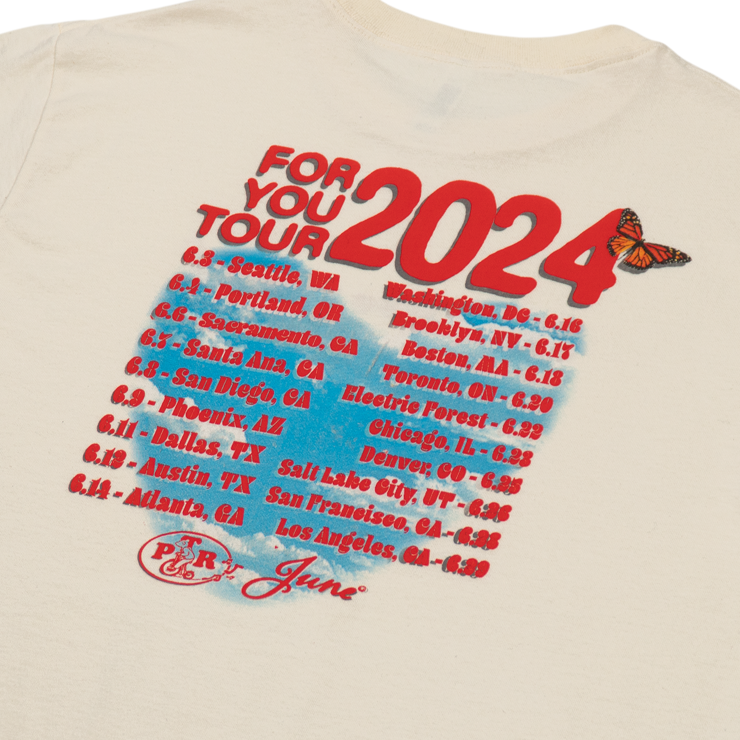 Peach Tree Rascals - Red Logo Tour Tee