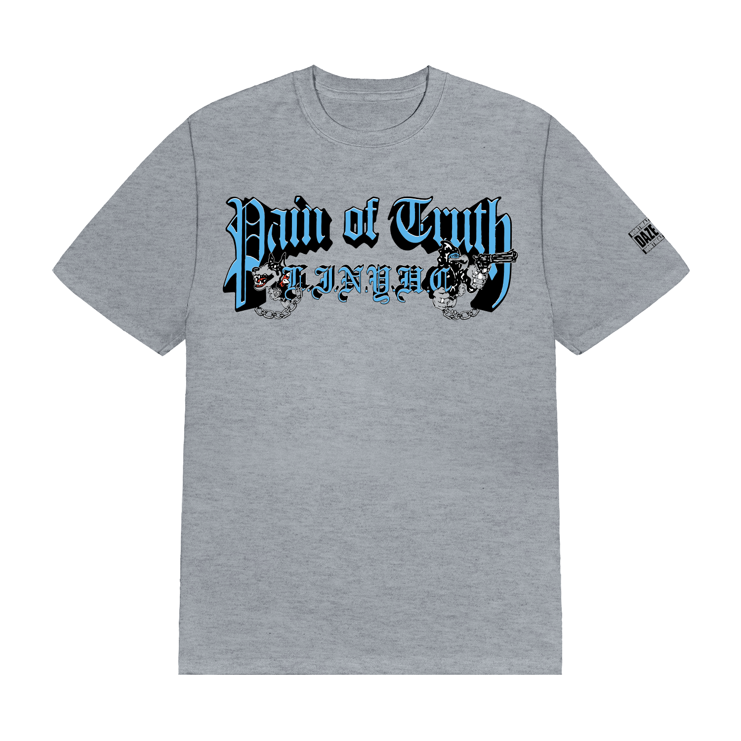 Pain of Truth - Heather Big Dogs Tee