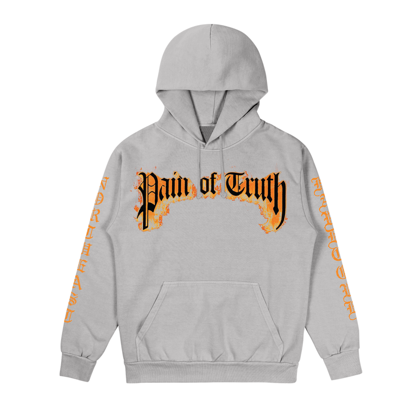 Pain Of Truth - Watch You Burn Grey Hoodie