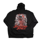 Shadows Fall - Logo w/ Skull Spikes Hoodie