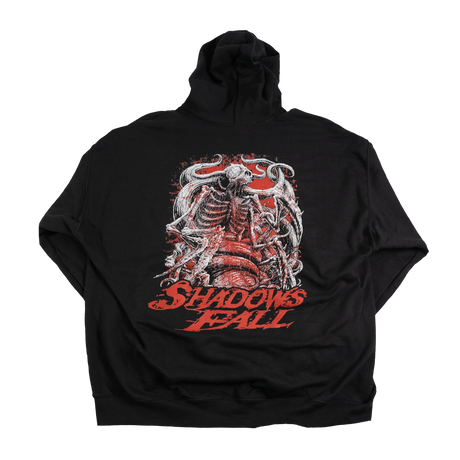 Shadows Fall - Logo w/ Skull Spikes Hoodie