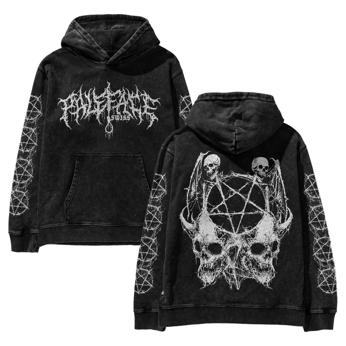 Paleface Swiss - Pentagram Hoodie Vintage