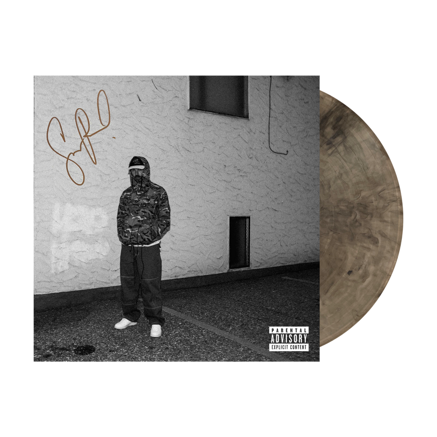 SonReal - All Things Aside - Signed Vinyl (Clear w/White & Black Smoke)