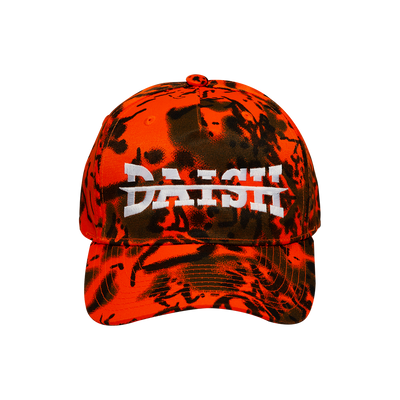 a hat with a black background