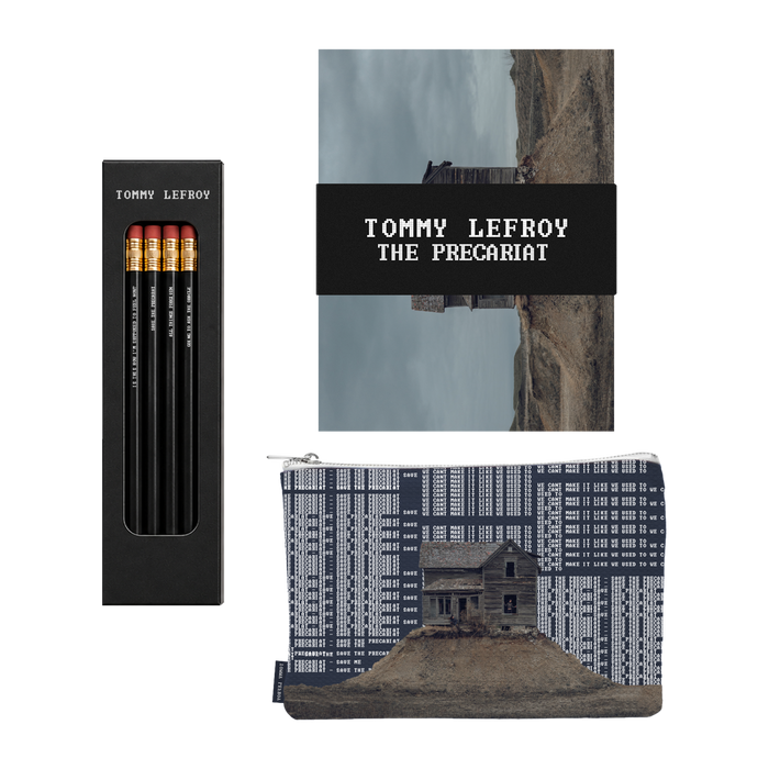 Tommy Lefroy - The Precariat Pouch + Postcards + Pencils