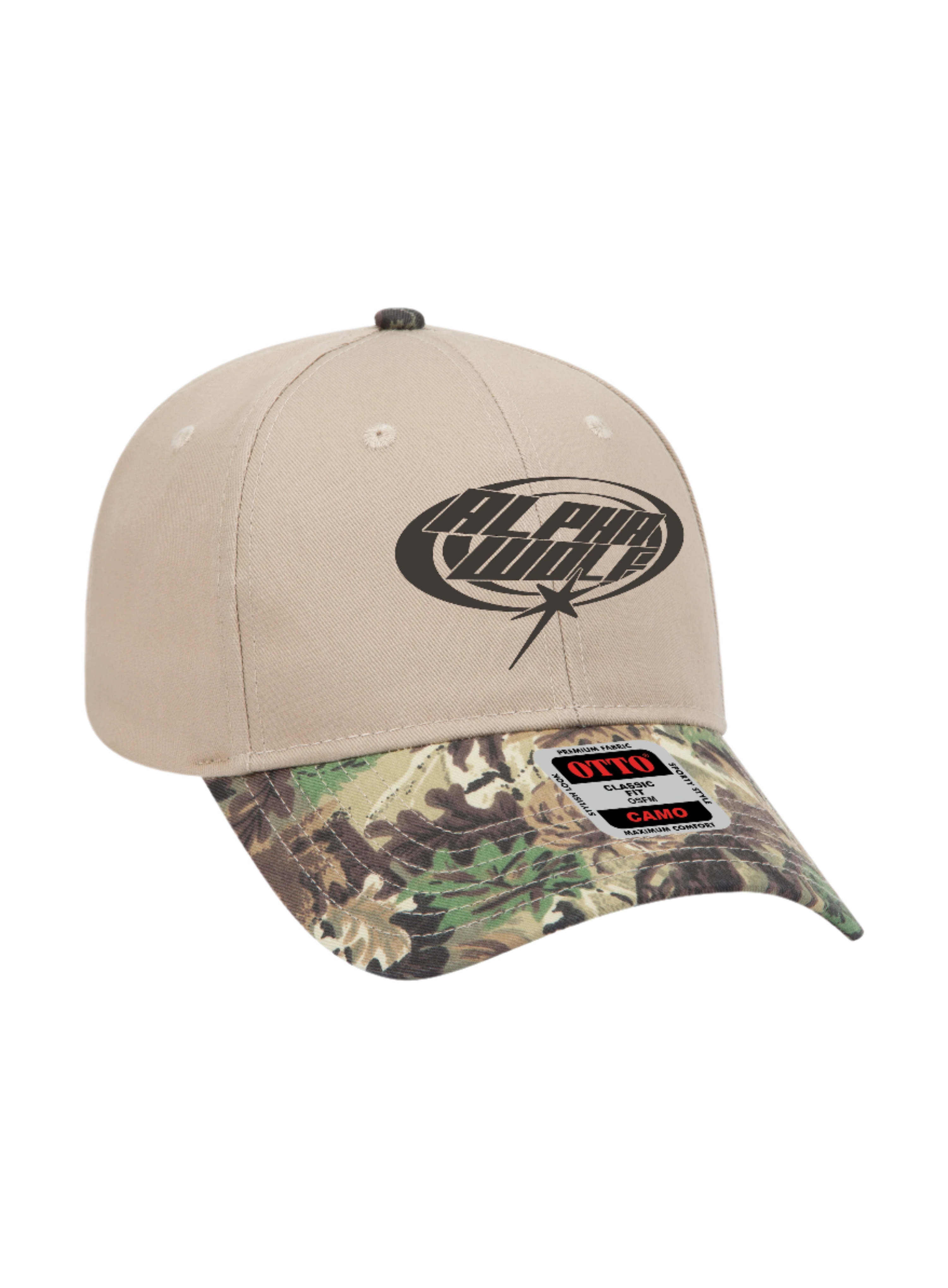 Alpha Wolf - Two Tone Camo Hat
