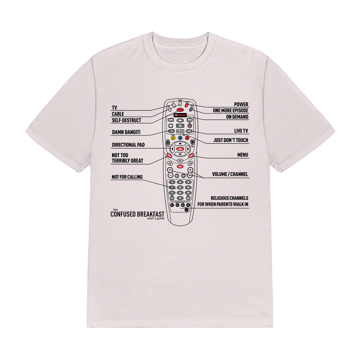 The Confused Breakfast Podcast - Remote T-Shirt