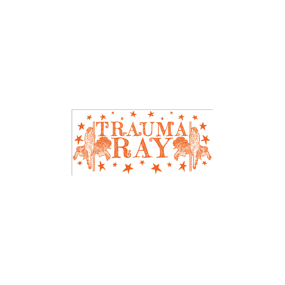 Trauma Ray - Horse Sticker