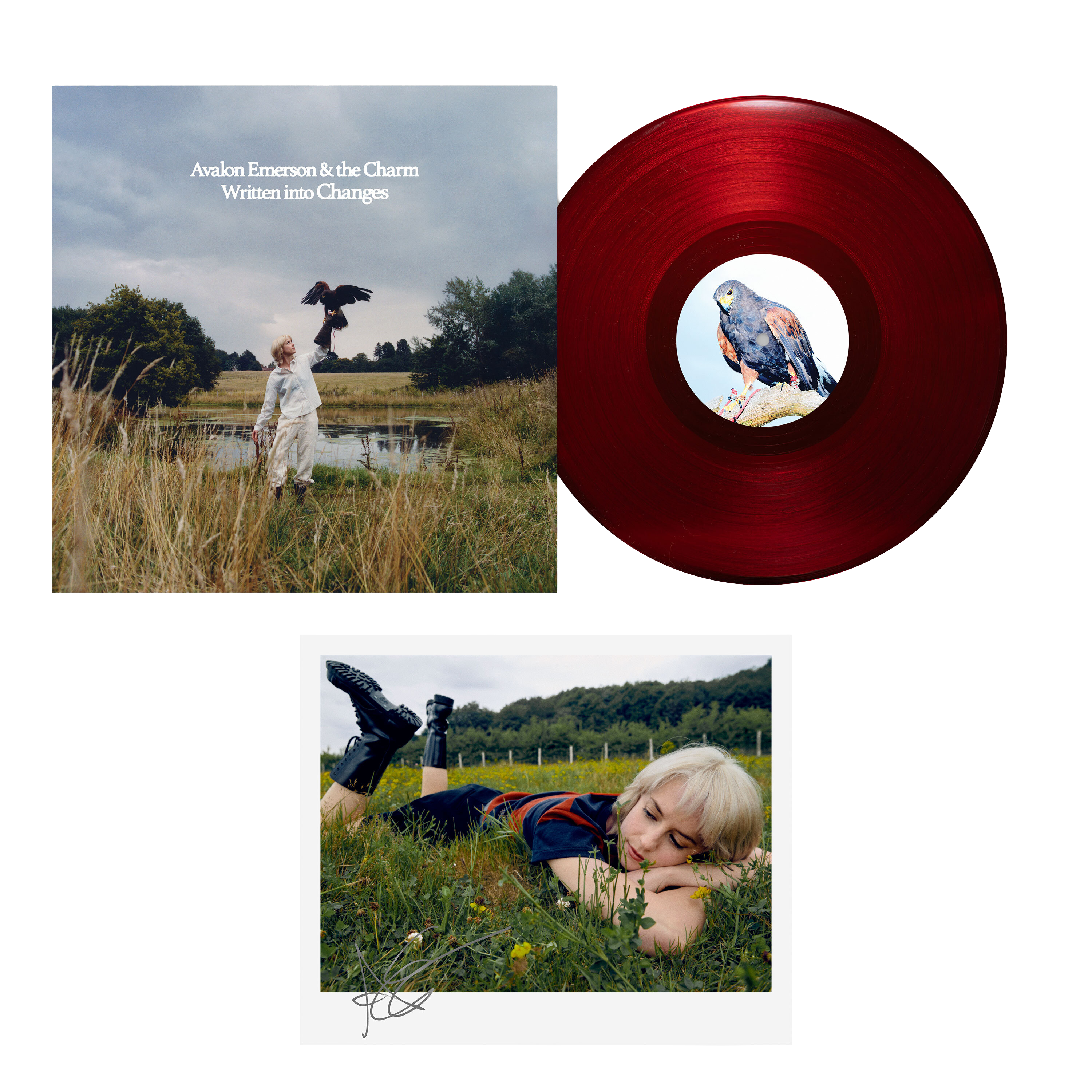 Avalon Emerson & the Charm - Written into Changes LP - Transparent Red Vinyl