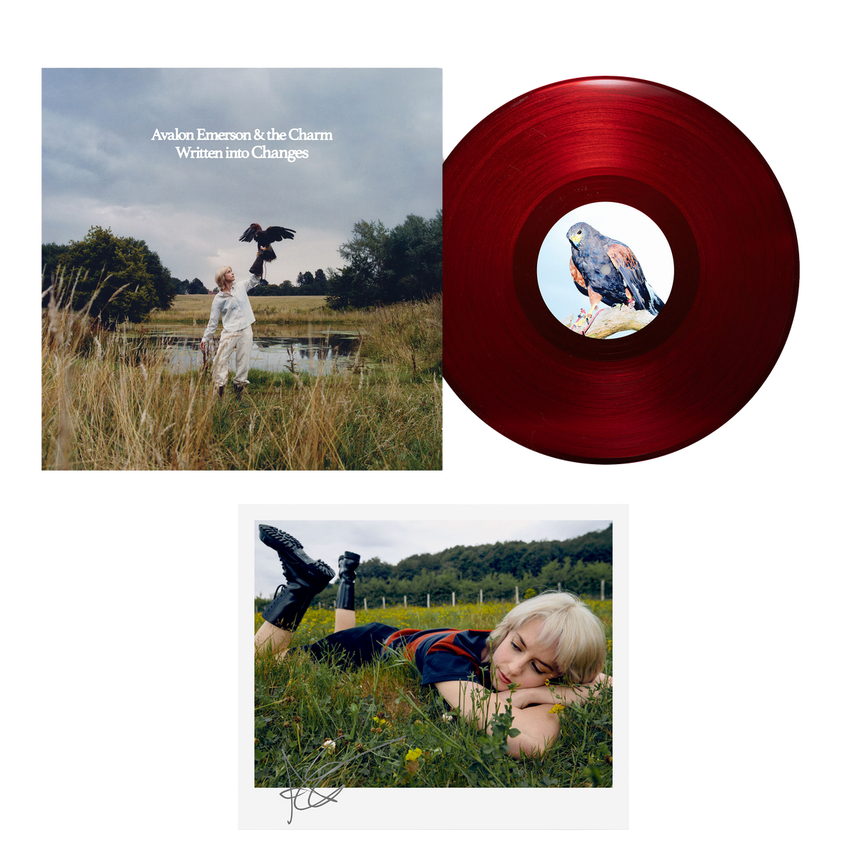Avalon Emerson & the Charm - Written into Changes LP - Transparent Red Vinyl