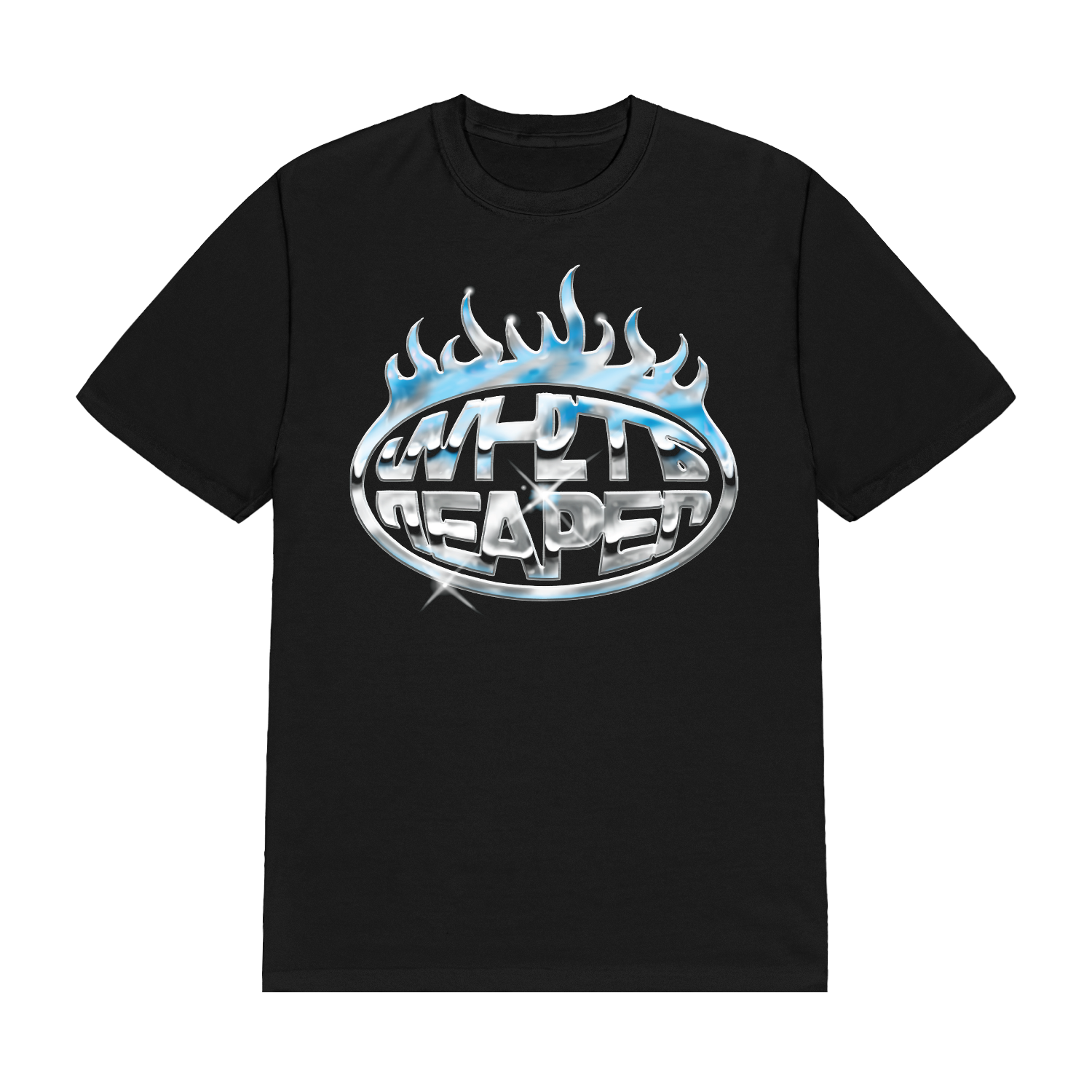 White Reaper - Chrome Flame Logo Tee