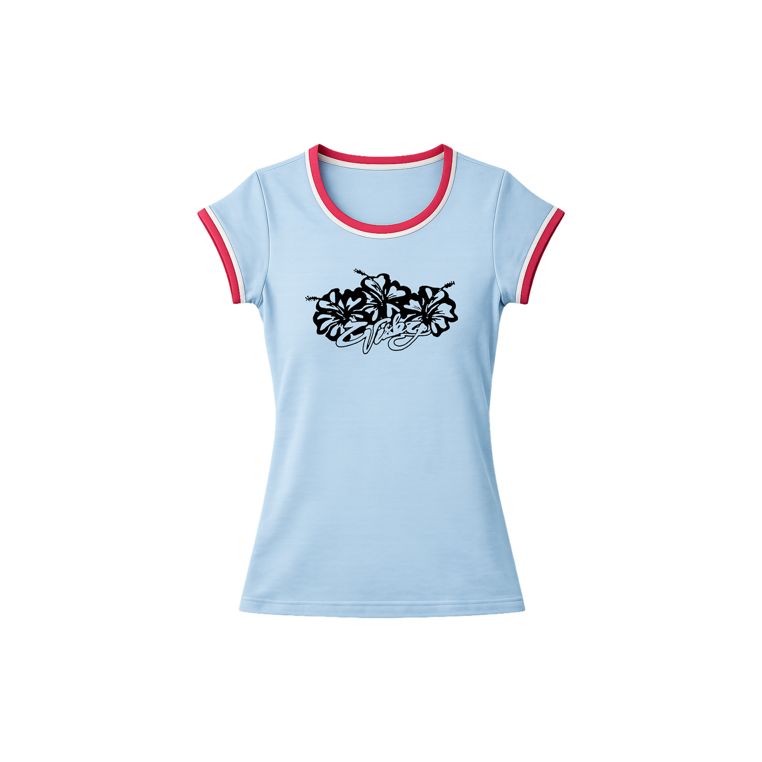 Wishy - Hibiscus Baby Tee
