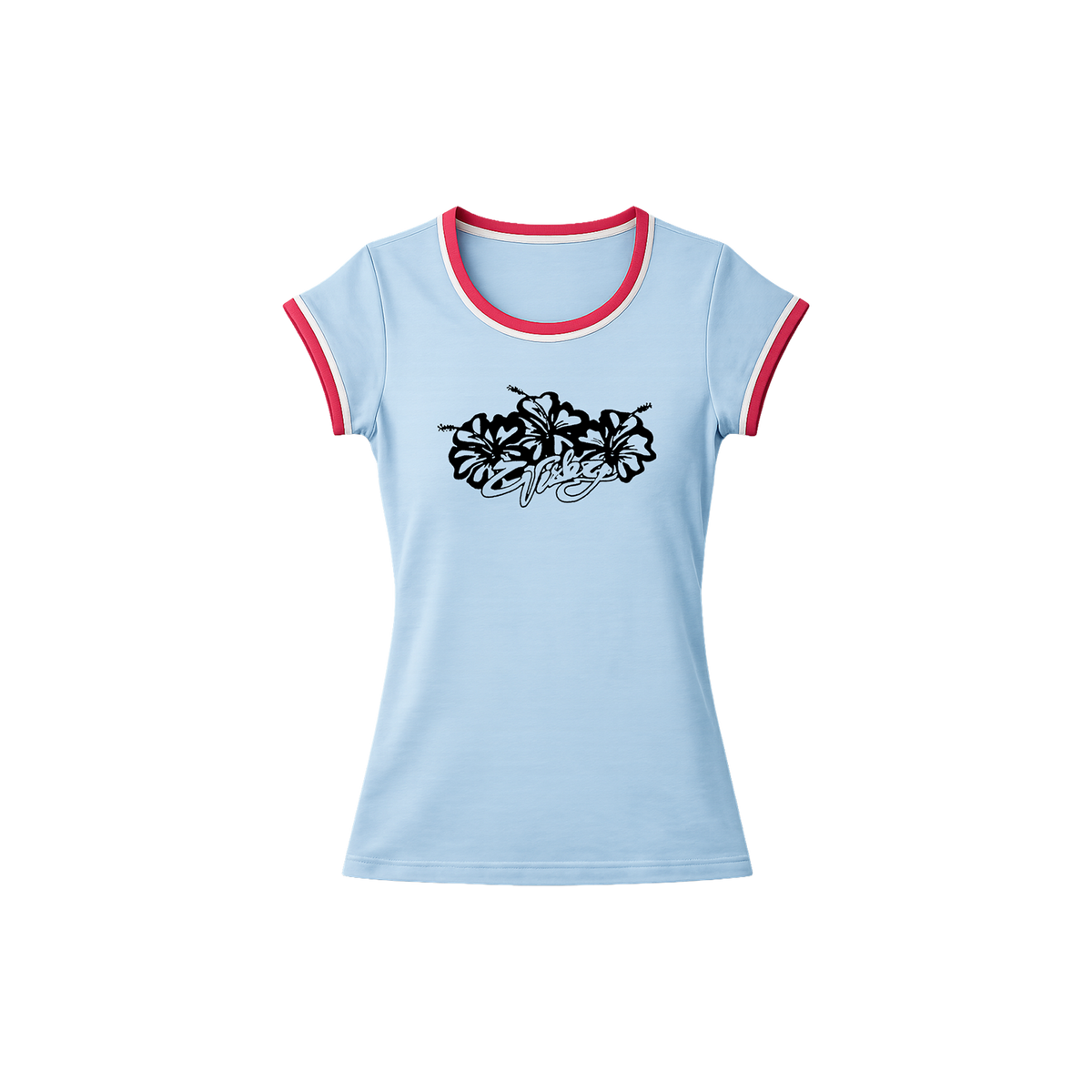 Wishy - Hibiscus Baby Tee