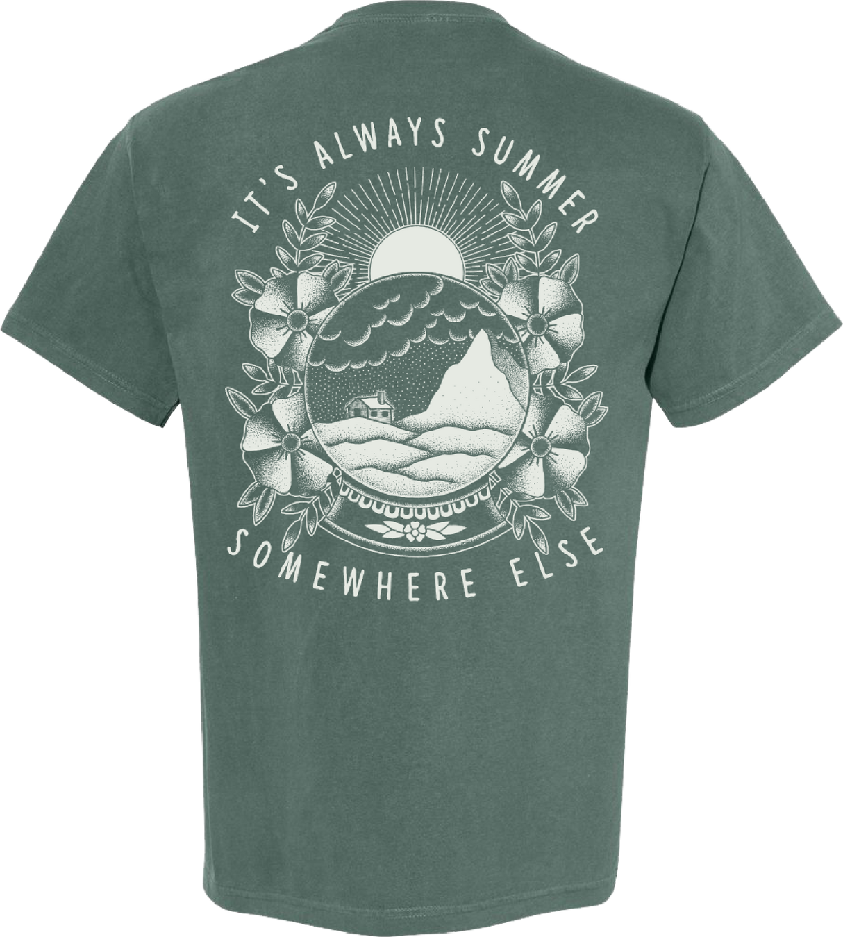 Actor Observer - Globe Blue Spruce T-Shirt