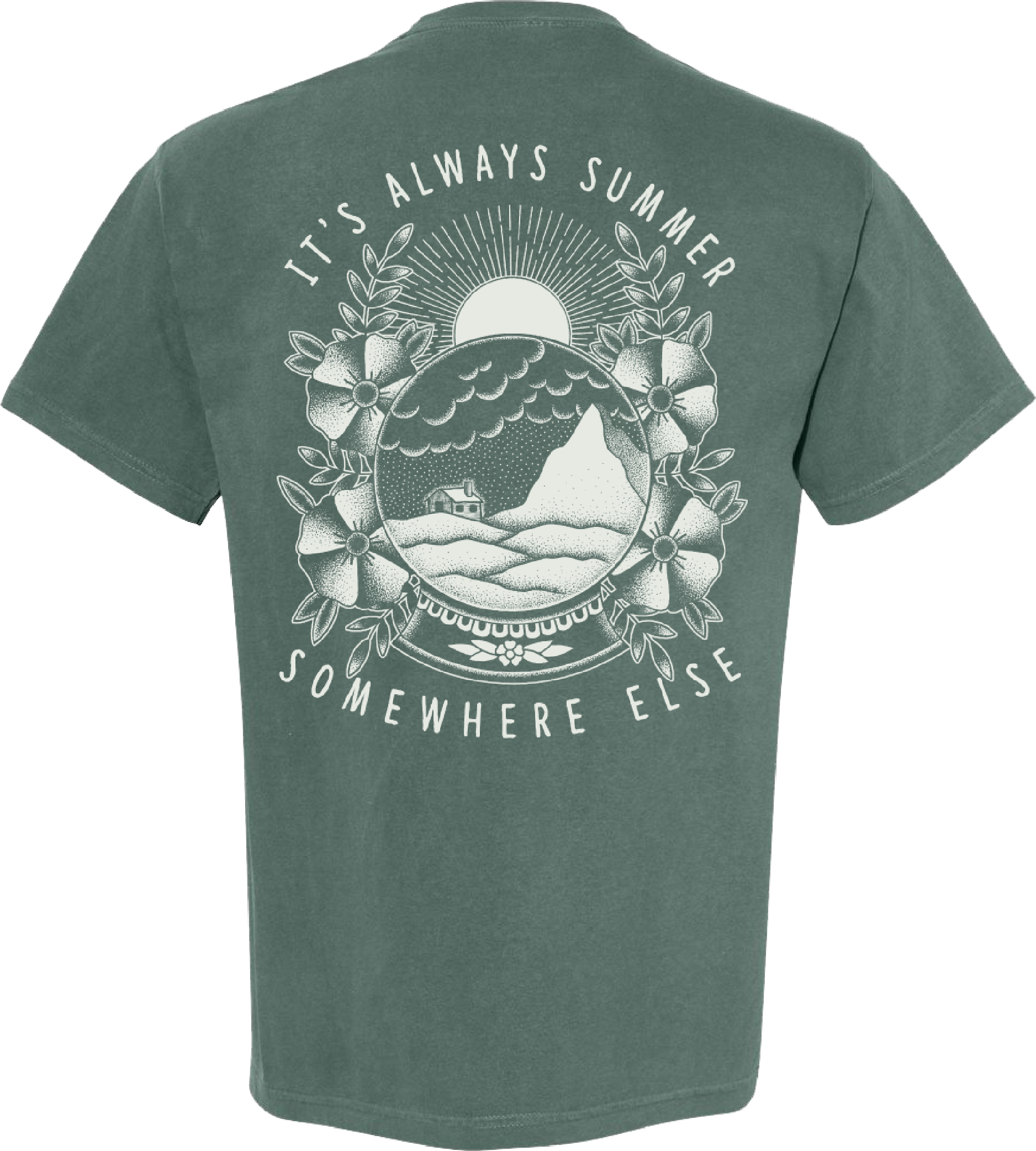 Actor Observer - Globe Blue Spruce T-Shirt