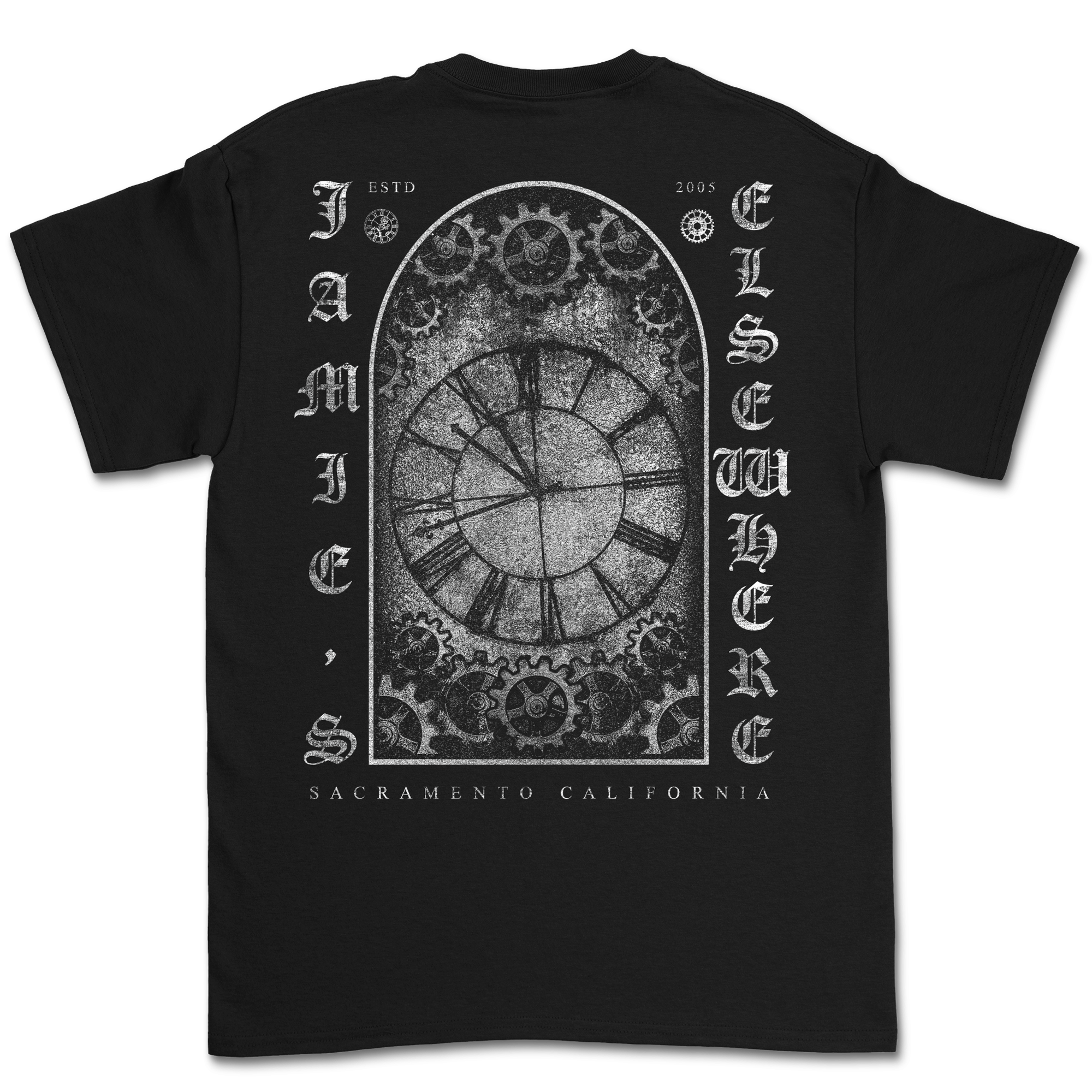 Jamie's Elsewhere - Clocks T-Shirt