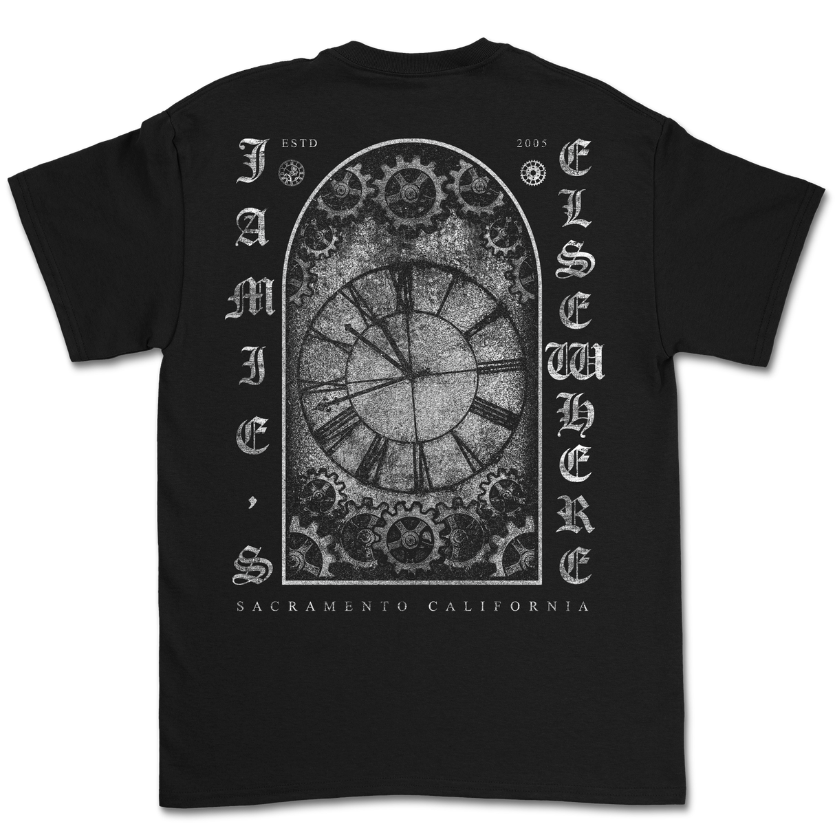 Jamie's Elsewhere - Clocks T-Shirt