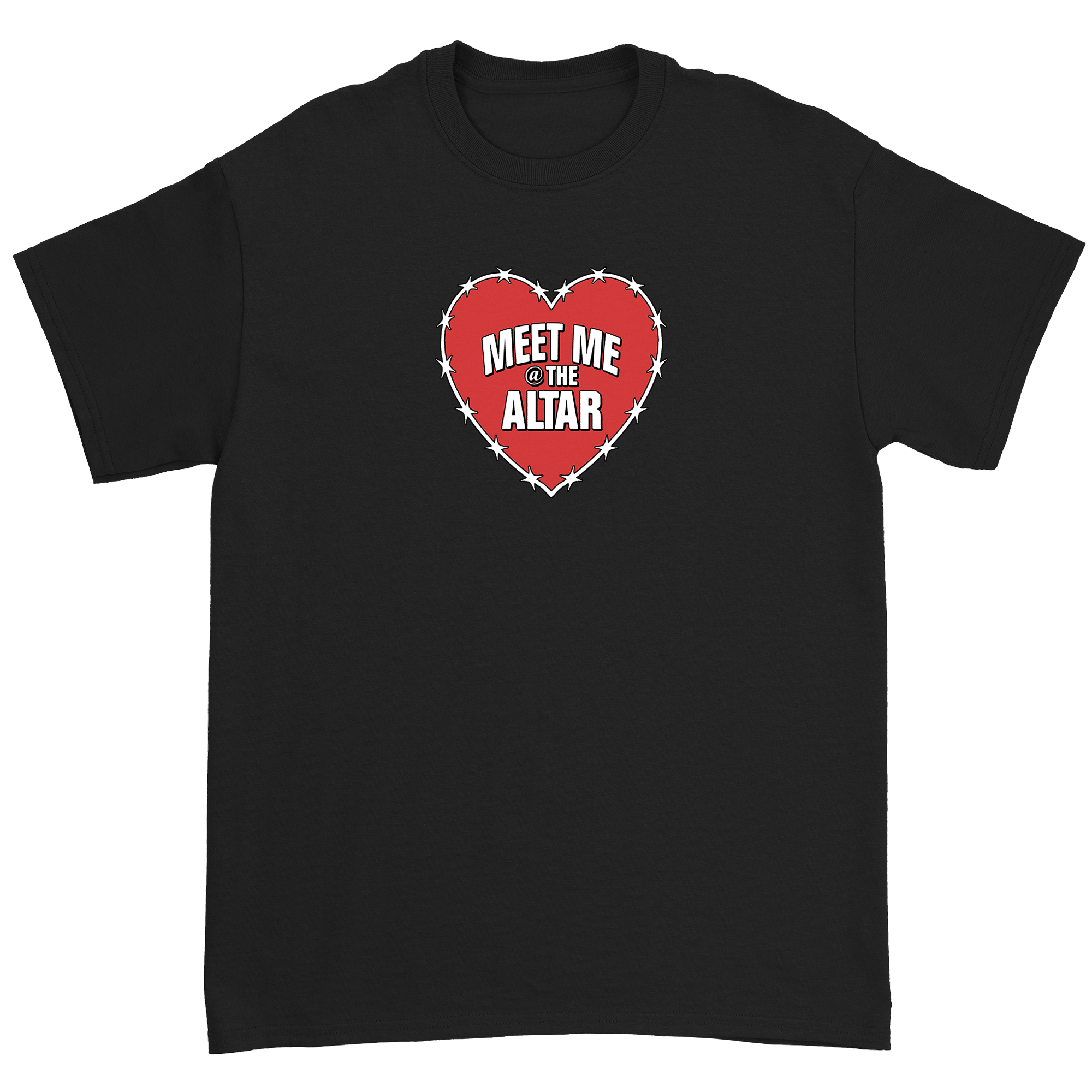 Meet Me @ The Altar - Barbed Wire Heart Tee