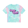 BeardPrincess - Sugar Brat Bubblegum Tie-Dye Crop Top