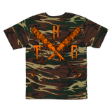 Green Camo Slam Logo T-Shirt