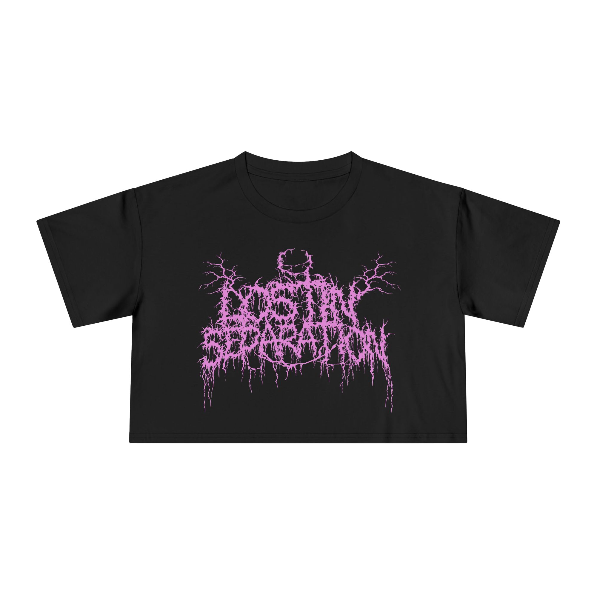 Lost in Separation - Death Metal Crop T-Shirt