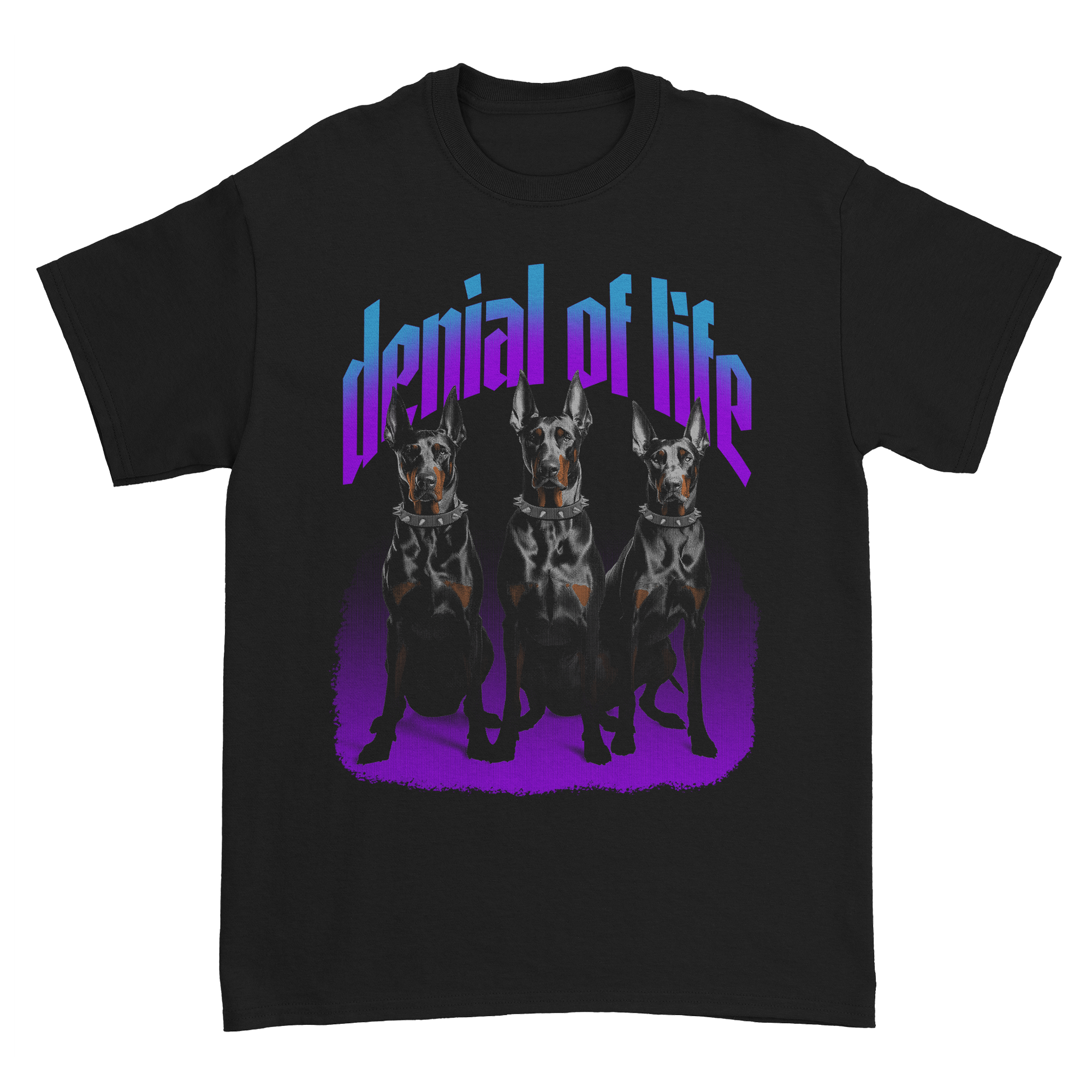 Denial of Life - Doberman T-Shirt