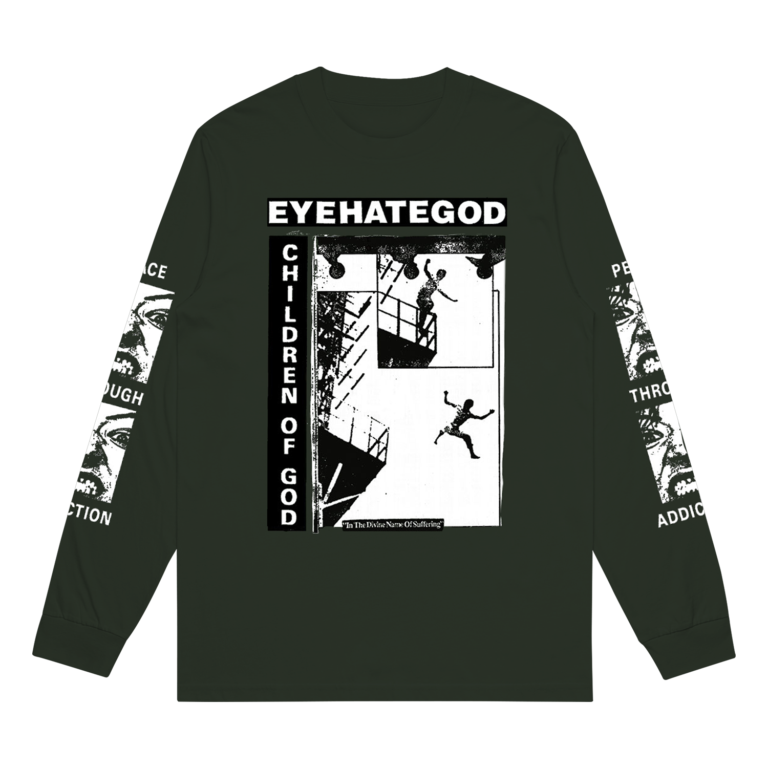 EYEHATEGOD - Children Of God Military Green Long Sleeve