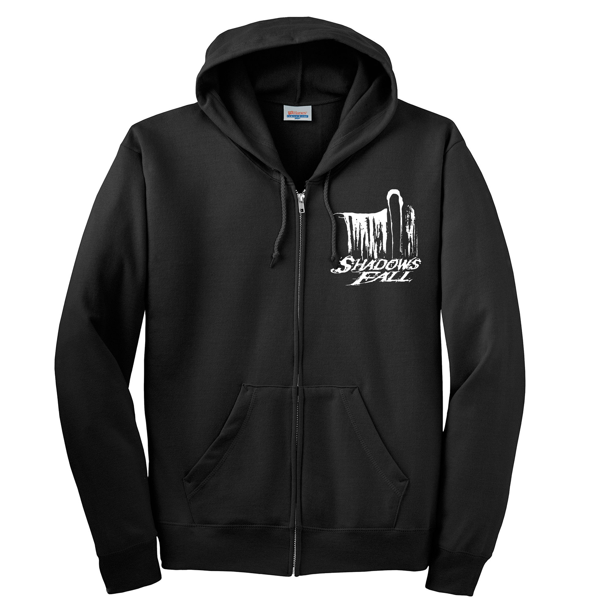 Shadows Fall - Winged Skull Zip Hoodie