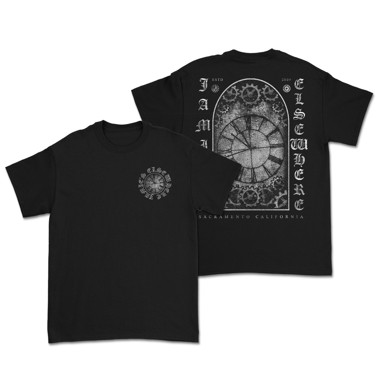 Jamie's Elsewhere - Clocks T-Shirt