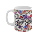 BeardPrincess - Floral Fuck You Mug