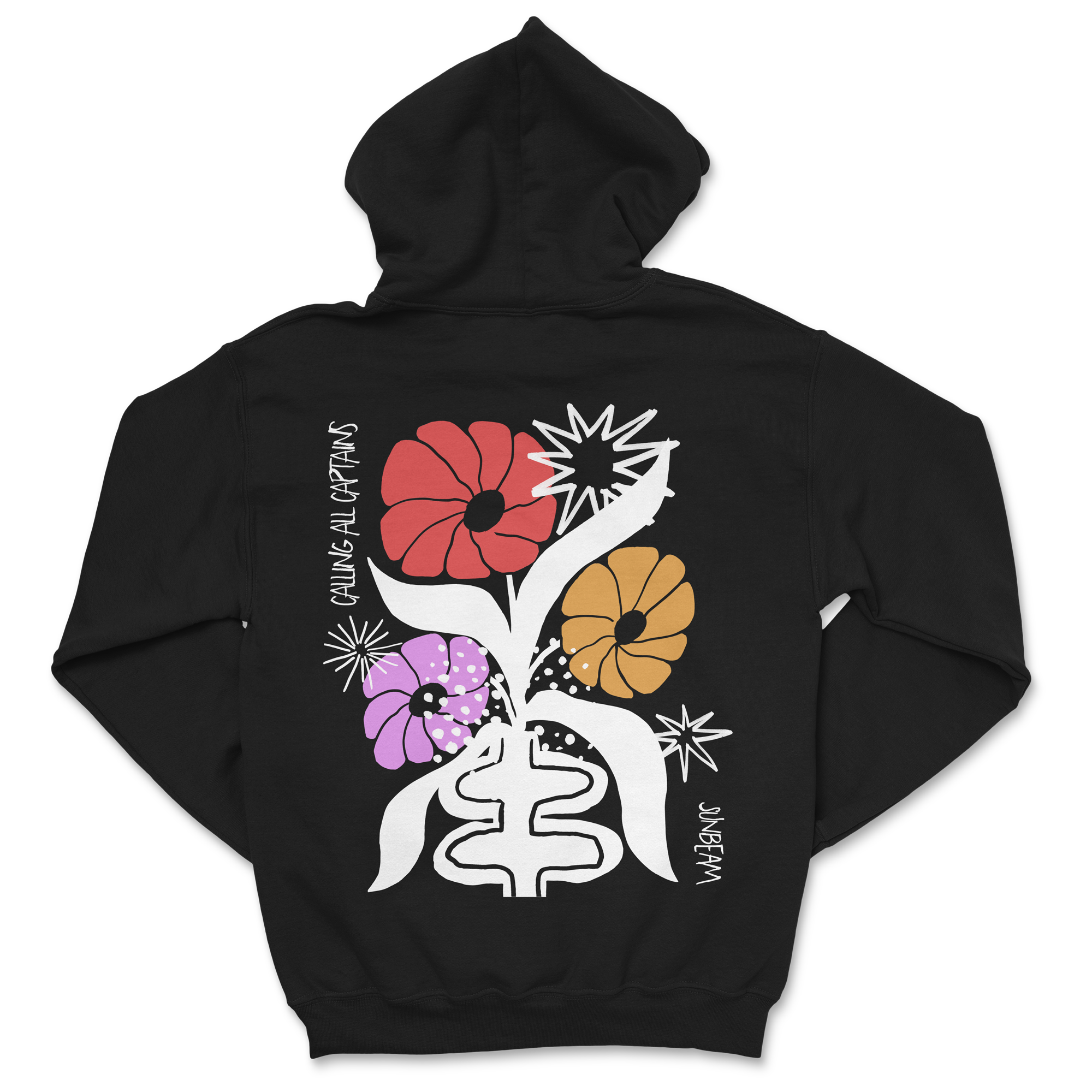 Calling All Captains - Flowers Hoodie