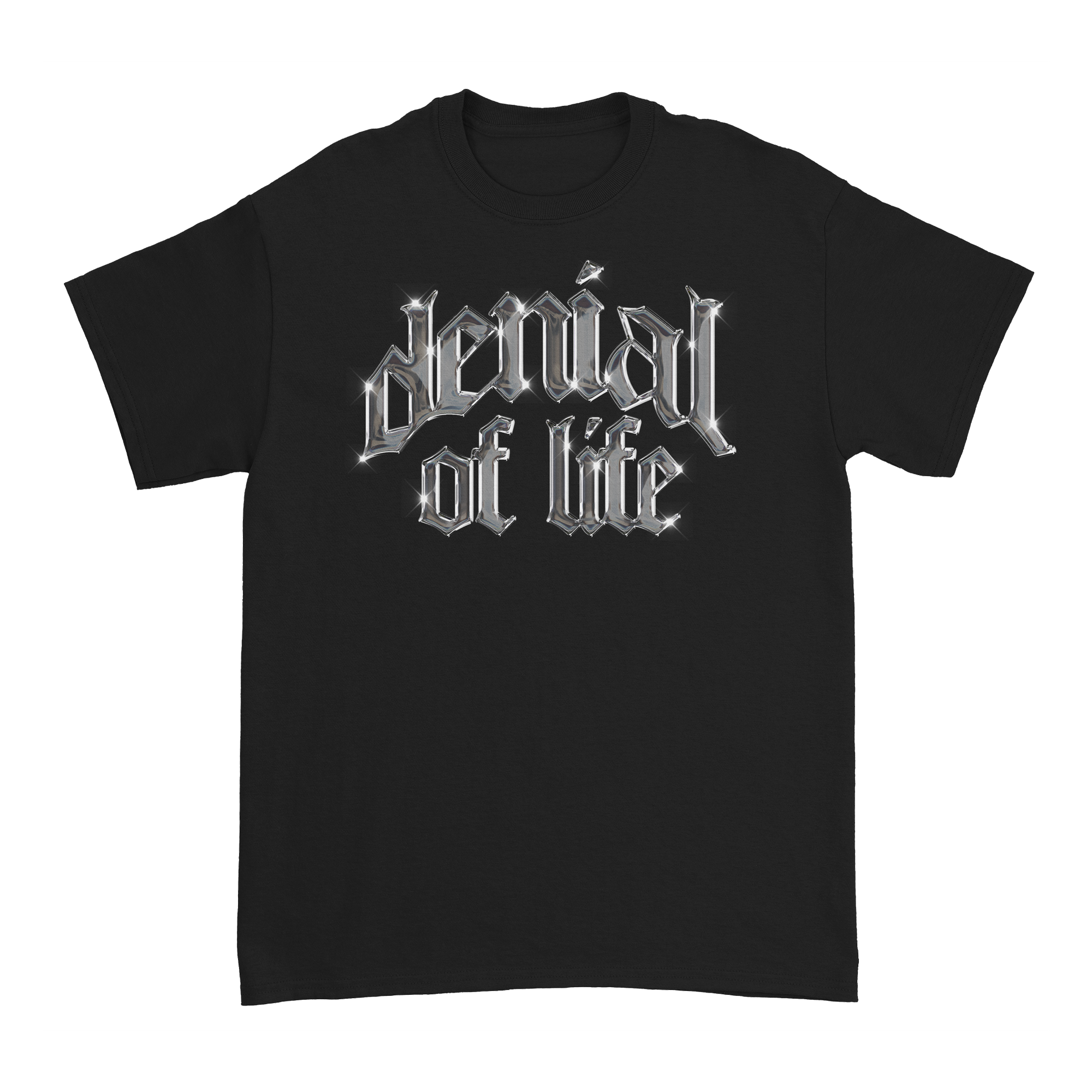 Denial of Life - Big Chrome T-Shirt