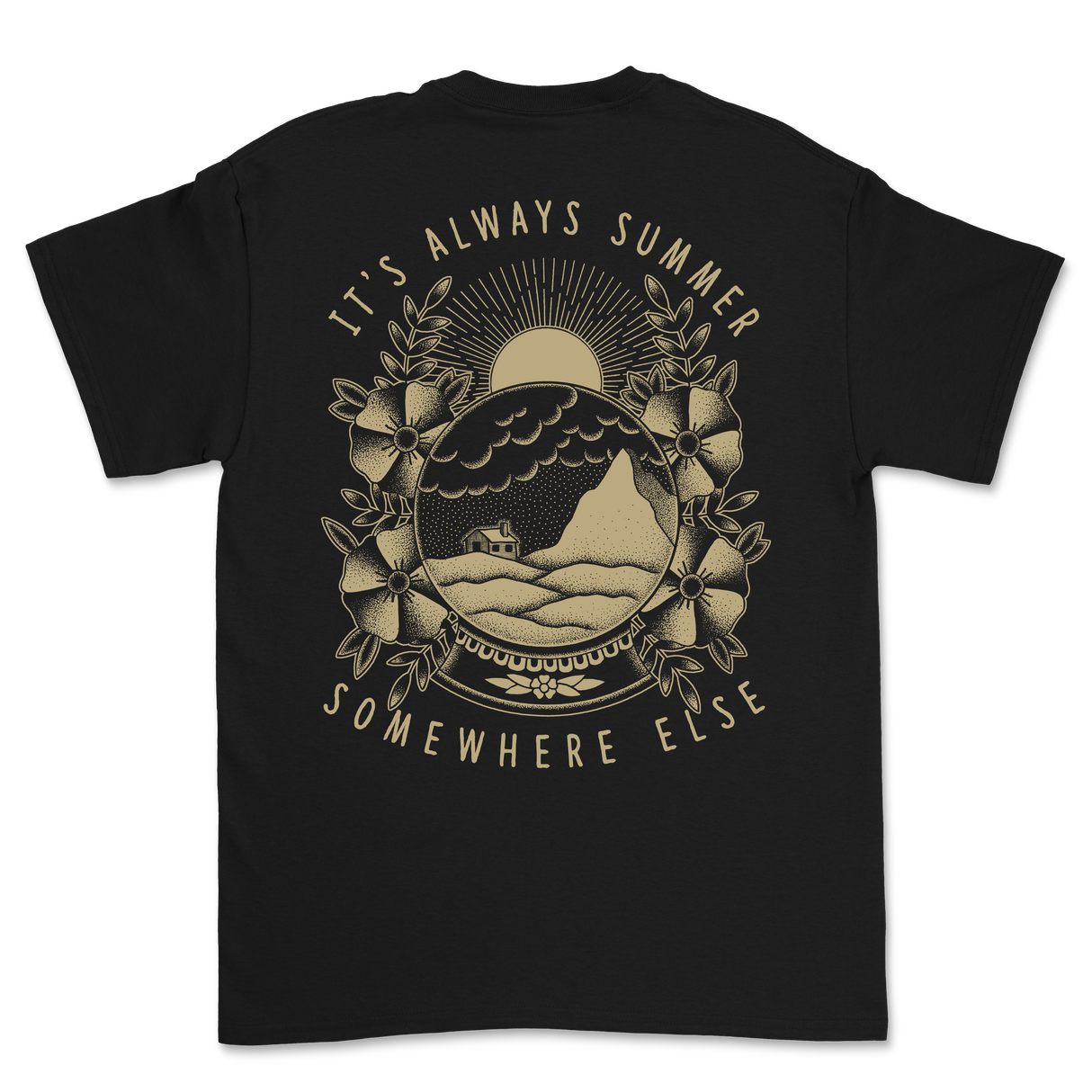 Actor Observer - Globe T-Shirt in Black