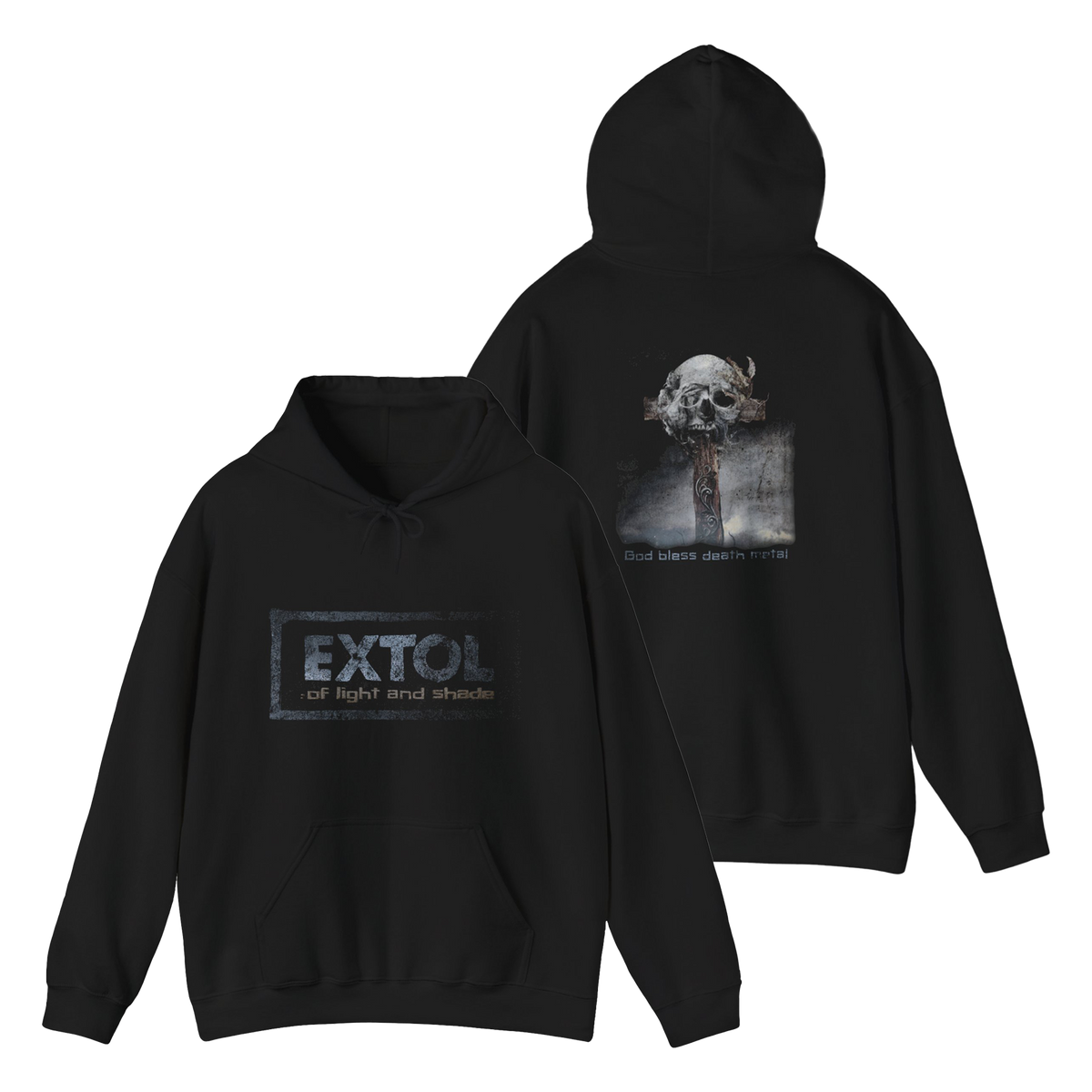EXTOL - God Bless Death Metal Hoodie – Armada Merch