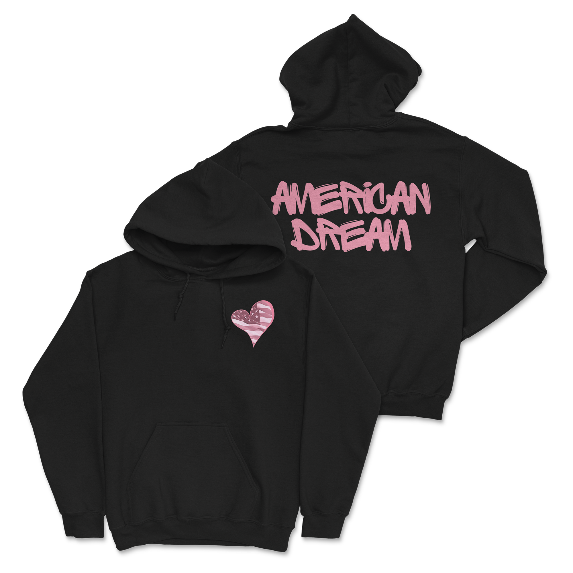 Zoe Day - Heart Hoodie - Black
