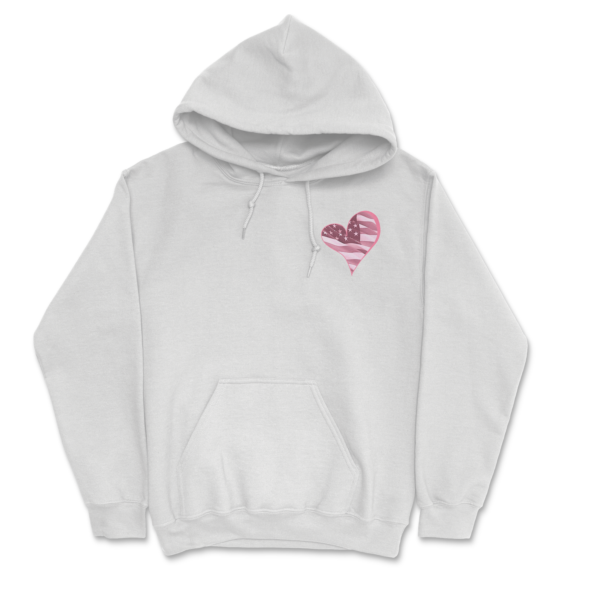 Zoe Day - Heart Hoodie - White