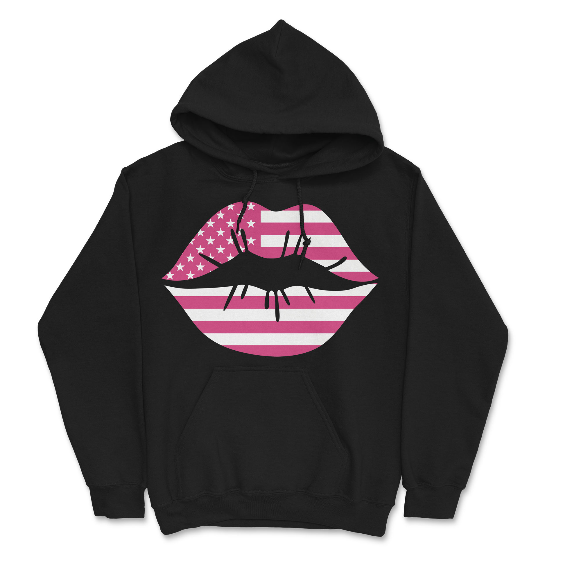 Zoe Day - Lips Hoodie - Black