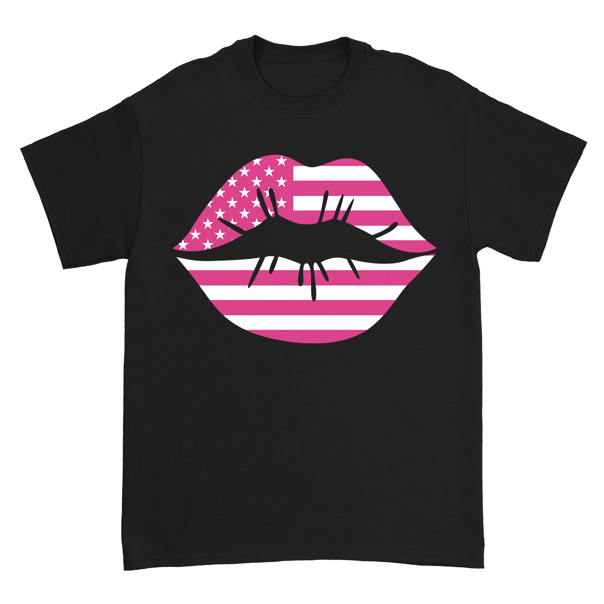 Zoe Day - Lips T-Shirt - Black