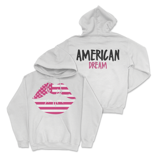 Zoe Day - Lips Hoodie - White
