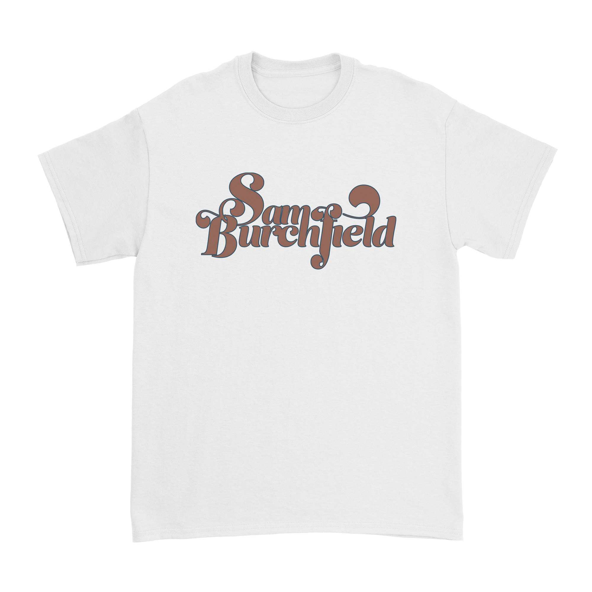 Sam Burchfield - Simple Logo White T-Shirt